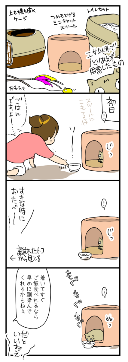 柱の陰から見守るのだ くららんち B型夫婦と猫２匹の日常 Powered By ライブドアブログ