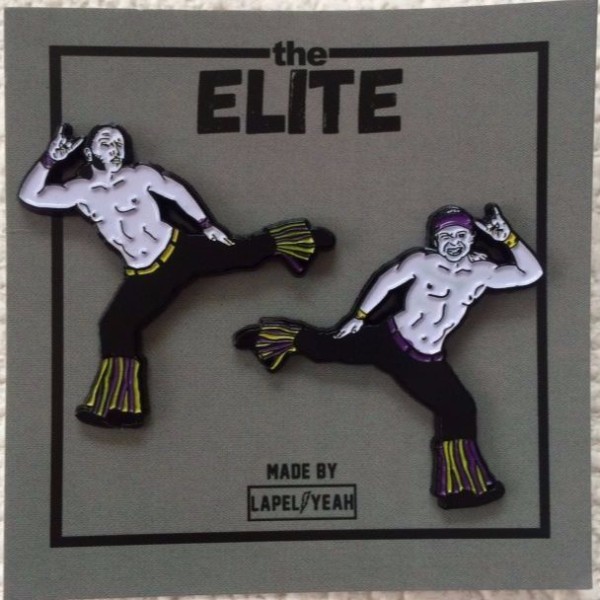 入荷 The Elite ジ エリート フラッグ ピン ステッカー プロレス 格闘技ショップ Big Blue