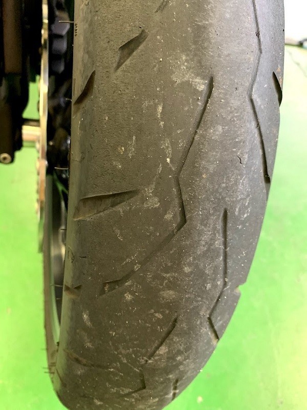 XL1200CXタイヤ交換 SHINKOのアドベンチャー系にトライ : 風太郎