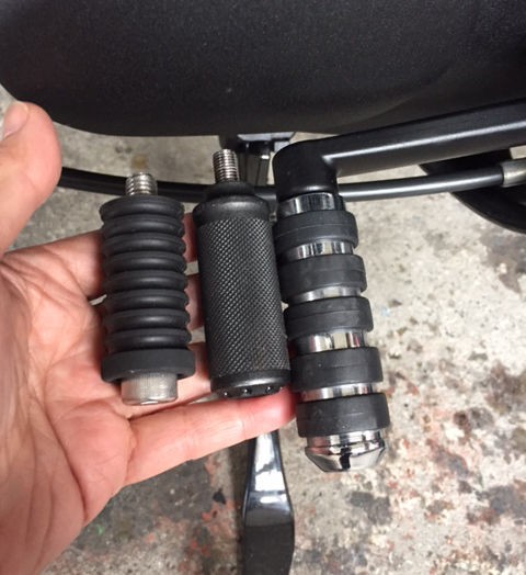 フットペグ・シフトペグ交換 ローランドサンズデザイン : 風太郎の