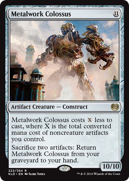 カラデシュ コスト軽減と手札に戻る能力を持つ巨大構築物 速攻mtgブログ Mtgの最新情報から面白情報まで超速攻でお届け