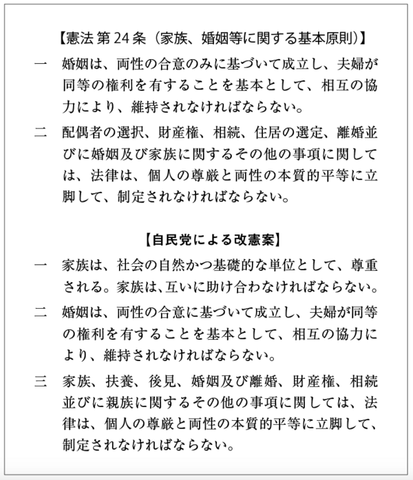 多様な家族を認めない 憲法24条 改憲案 育児や介護の負担増 結婚 離婚も不自由になる 山口 智美 さん Big Issue Online