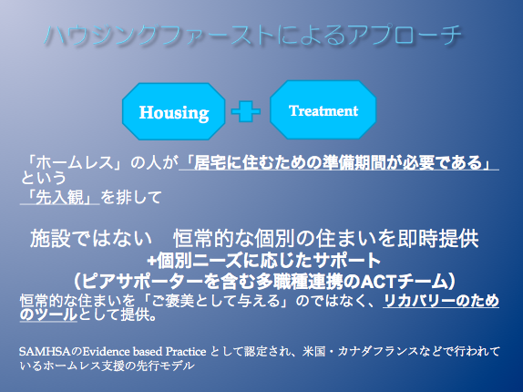 不十分な日本の 住宅政策 と ハウジングファースト という考え方 ふとんで年越しプロジェクト 報告会より３ Big Issue Online