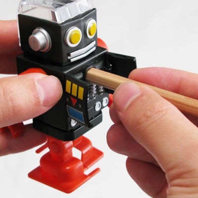 半額満載！スーパーSALE グランドセール！ 鉛筆が削れるレトロなロボット SHARPENER(鉛筆削り PENCIL ROBOT 筆記具