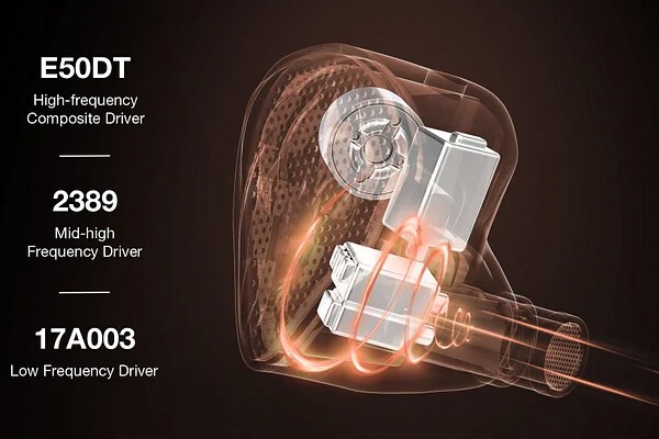 リアル Hidizs MS5 ハイブリッドイヤホン 1DD+4BA イヤフォン - ciat.or.th