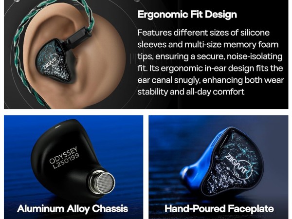 ZiiGaat x Hangout Audio: Odyssey 2」 バイオセルロース振動板DDと