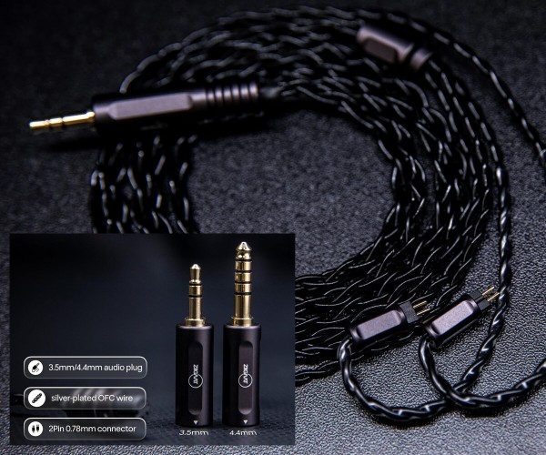 ZiiGaat Luna」 Knowles & Sonion製による 6BA構成。美しいデザインに