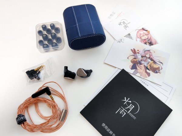 水月雨 「Moondrop VARIATIONS」 静電ドライバー搭載、2EST+2BA+1DDの5