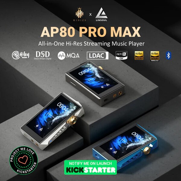 HIDIZS AP80 PRO MAX」 超コンパクトながら高音質および多機能で多彩な
