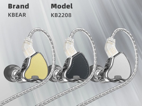 イヤホン KB KBEAR PECKER」 (啄木鳥 / KB2208) クセ強めドライバーで2BA+1DD