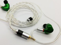 NICEHCK DJY3」 高純度銀メッキ単結晶銅（7N OCC）ケーブル