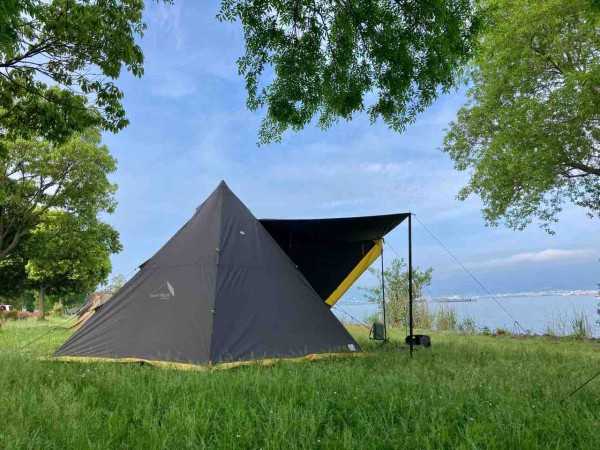 ここに来てTCタープを、、、いつかのタープTC : Biwako Camp