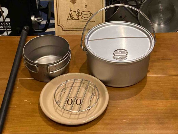 使い心地最高のEVERNEWバックカントリーアルミポットでも水蒸気炊飯