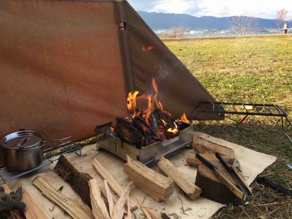 ロースタイル焚き火台Wolf And Grizzly Fire Safeレビュー : Biwako Camp