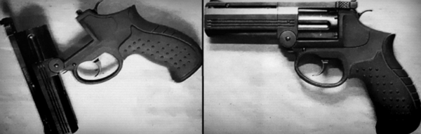 中折れ式でポリマーフレームを採用している現代リボルバー Mp 412 Rexとは Gun Geek