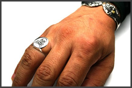 CxTxM meets BLACKBOOTS : O4 / CxTxM SKULL SEAL RING 。』 : 2008 S/S BLACKBOOTS  