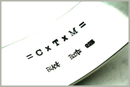 CxTxM meets BLACKBOOTS : O1 / SKULL BANGLE 。』 : 2008 S/S