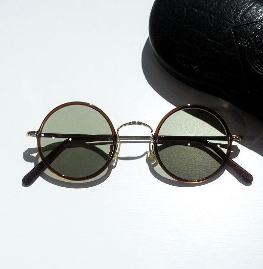 ★限定出品★ ザ スタイリスト ジャパン 白山眼鏡店 ラウンド ゴールド 金 緑 白山眼鏡店 (ハクサンガンキョウテン) The Stylist Japan (ザ