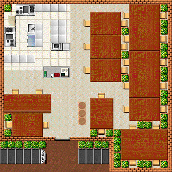 PCゲームソフト　ザ・ファミレス CD-ROM版 Windows PCゲームソフト ザ・ファミレス CD-ROM版 Windows