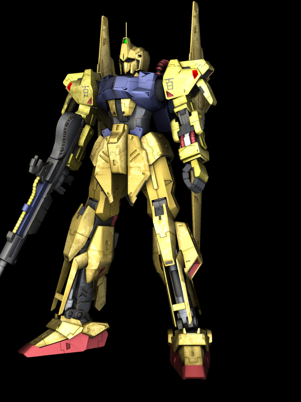 3dcgで3d 百式 完成１ ３d Cgで3d ガンダムモデリング ３d Gundam Modeling