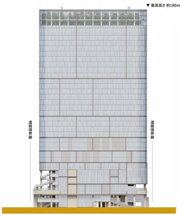 場と空間構成 : 環境デザイン論ノート　a1 地上29階、高さ約180m「虎ノ門一丁目東地区第一種市街地再開発