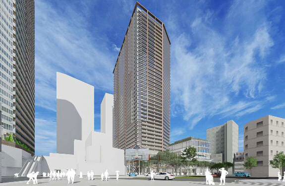 武蔵小山駅前で計画中の地上40階、高さ145mタワマン「(仮称)小山