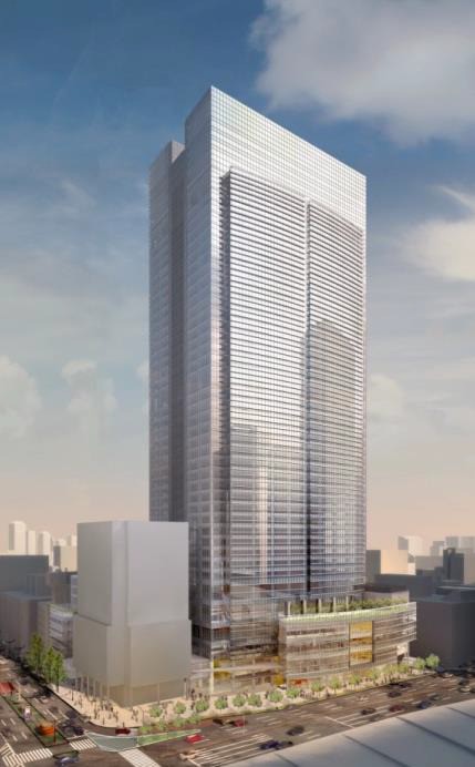 東京駅前高さ245m複合ビル「八重洲二丁目北地区第一種市街地再