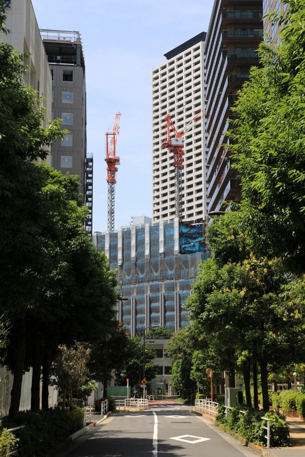 高さ160m「(仮称)住友不動産 西新宿六丁目計画」の建設状況