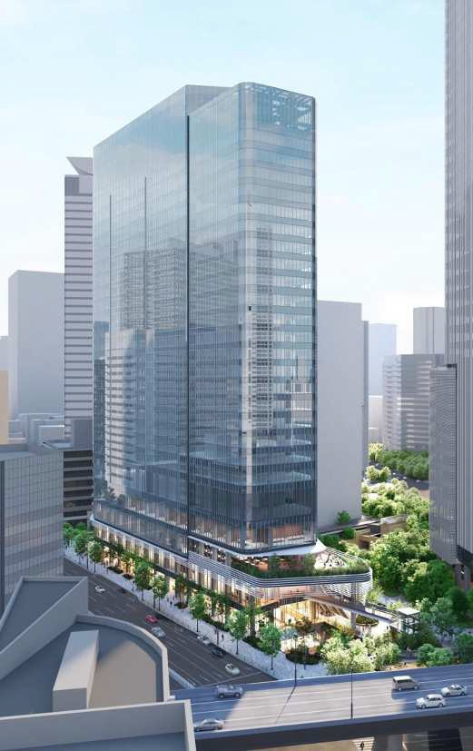 高さ約155m「(仮称)赤坂溜池地区市街地再開発事業」の完成予想図が公開