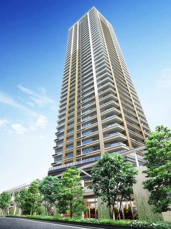 高さ約145m「シティタワー武蔵小山」の建設状況（2019.5.19） : 超高層