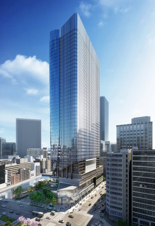 大正八年　十一月　上棟 地上44階、高さ218m「八重洲一丁目北地区第一種市街地再開発事業