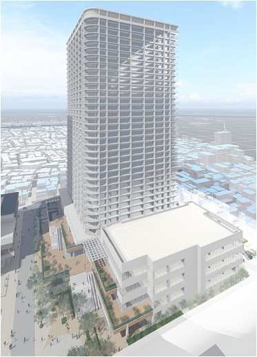 地上34階、高さ約125m「立石駅南口西地区第一種市街地再開発事業