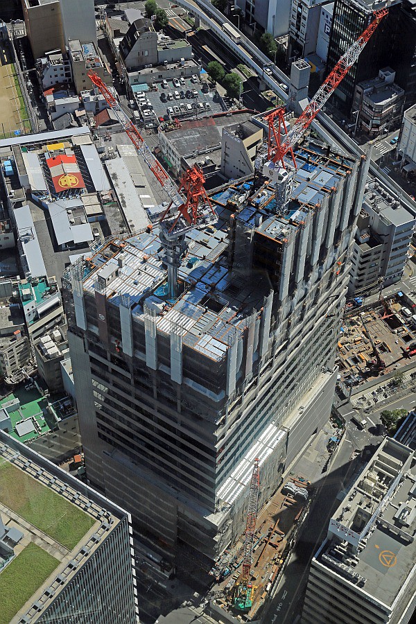 シンフォニー豊田ビル（三井ガーデンホテル名古屋）の建設状況