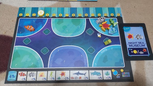 レビュー13 魚の駒がとっても可愛い アクアガーデン Aqua Garden ボードゲーム感想備忘録