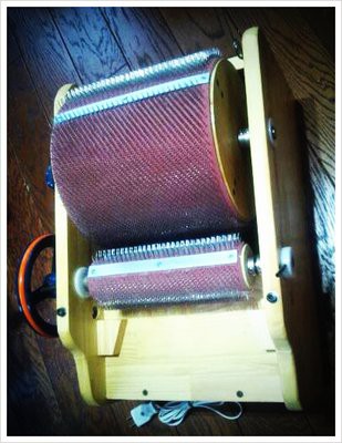 電動ドラムカーダーとバッツ作り : イロドリの日々