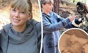 性格も体型も丸くなった スッピンのテイラー スウィフトが鷹の調教にお出かけ Taylor Swift Tries A Spot Of Falconryインスタ 太った マリポサのセレブリティー Gossip