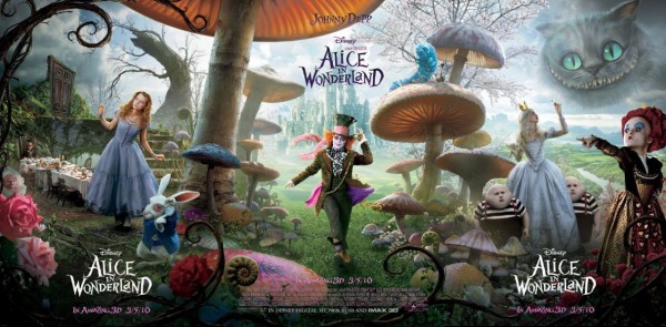 映画「アリス・イン・ワンダーランド」ポスター＠映画の森てんこ森