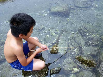 ゴロタ場の釣り遊びでギンポを爆釣 房総爆釣日記