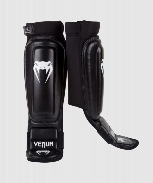 もち太郎　VENUM レガース Lサイズ　黒ブラックキックボクシングMMA もち太郎 VENUM レガース Lサイズ 黒ブラックキックボクシング
