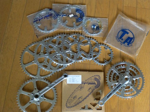 ビンテージ　TA シクロツーリストクランクセット ビンテージ TA シクロツーリストクランクセット