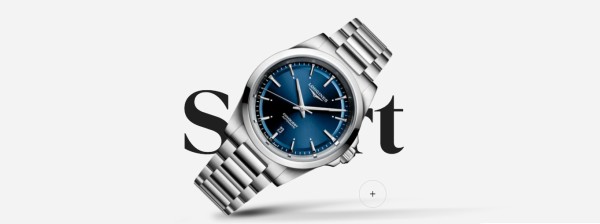 稼働品 ロンジン コンクエスト GRADATUS AD 15 PULSUS 白文字盤 デイト