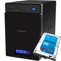 NETGEAR ReadyNAS 104 RN10400-2TB01-ST 4ベイ NAS(2TBx1 NAS