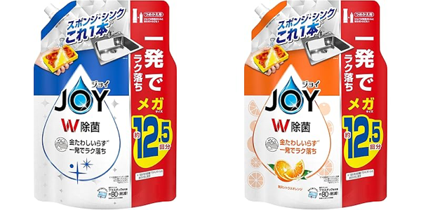 ジョイ W除菌 詰め替え用 メガサイズ 約12.5回分 1,620mL 送料込699円