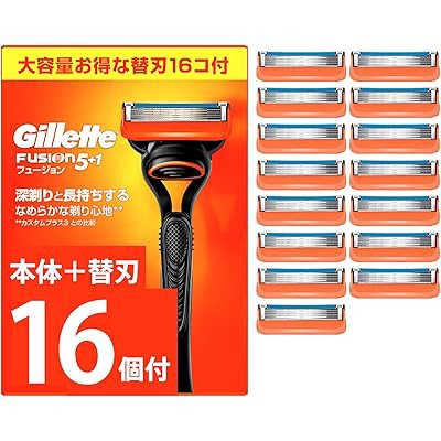 Gillette Fusion 5+1 替刃 8個入り 大容量パック2セット Amazon.co.jp: ジレット フュージョン5+1 マニュアル 髭剃り