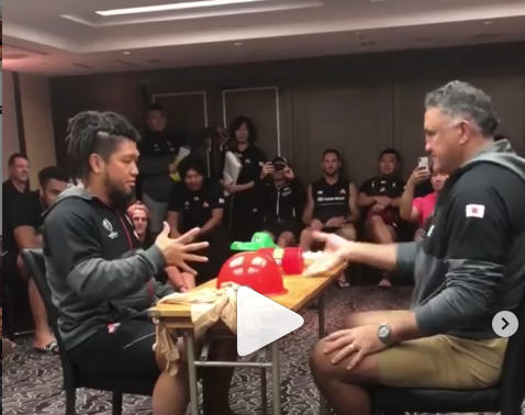 カモフラージュ ラグビー日本代表 ジェイミージョセフ 堀江翔太 たたいてかぶってじゃんけんぽん Masaruのブログ