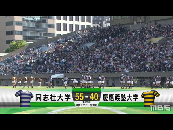 ラグビー 第100回同志社 慶應定期戦 秩父宮 Masaruのブログ