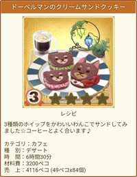 ドーベルマンのクリームサンドクッキー（ご褒美）