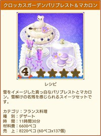 クロッカスガーデンパリブレスト＆マカロン（ご褒美）