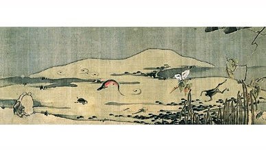 絵画の中の蛙 若冲のカエル①「菜蟲譜」 : caeru blog カエルのおへそ