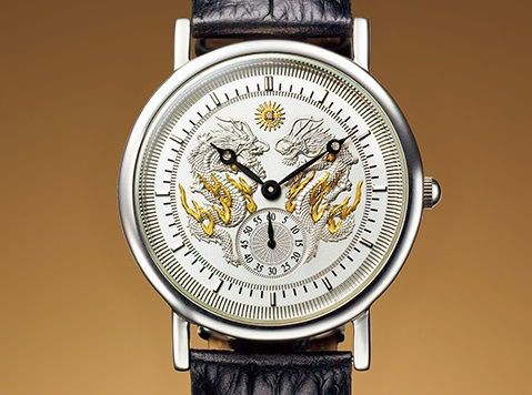 天皇陛下即位記念時計 : 唐獅子の時を計るブログ